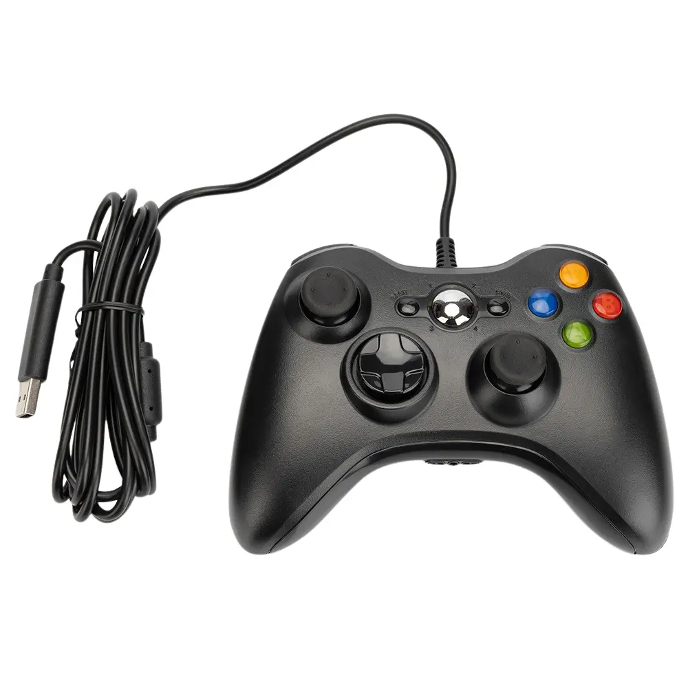 Control Alámbrico para Xbox 360 y PC USB