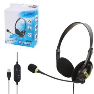 Auriculares Soyto SY440MV – Diadema con Micrófono para PC y Laptop