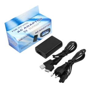 Cargador para PS Vita 2000 Xahpower – Adaptador de Corriente + Cable USB 2 en 1